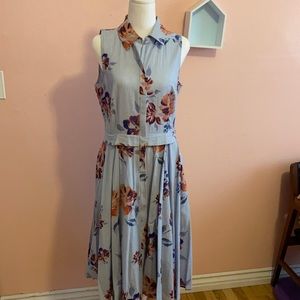 Midi floral dress